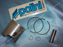 piston bi segment POLINI Ø50 ou 50,4mm axe 12mm pour kit 80cc POLINI fonte sur minarelli am6