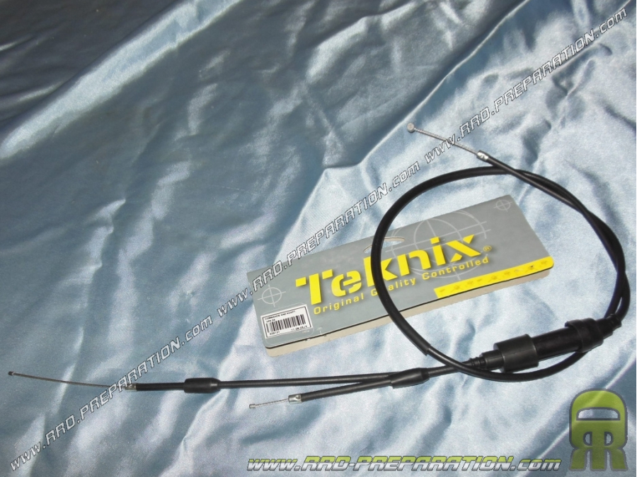 Câble d’accélérateur / gaz TEKNIX D5 avec gaine pour PEUGEOT XP6 & MOTORHISPANIA RYZ 50cc