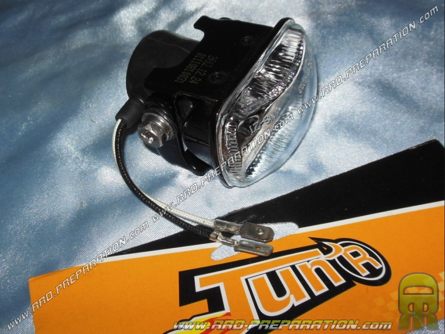 Additional halogenous fire with right-angled support TUN' R black 12V55W directional