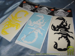 Sticker MERYT black, yellow or white Scorpion 15 X 8cm