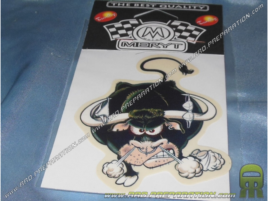 Sticker MERYT Bull attack 8 X 10cm