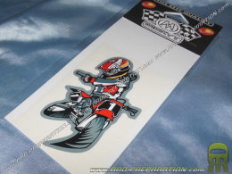 Sticker MERYT Racing Freestyle Motor bike 8 X 11cm
