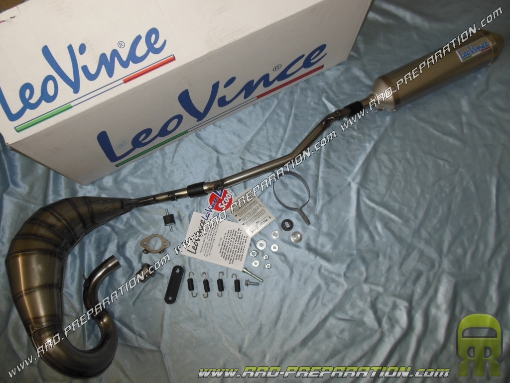 Exhaust LEOVINCE X-FIGHT high passage for DERBI DRD SM, ENDURO, GILERA RCR .