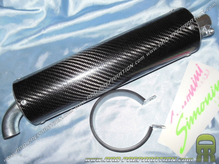 Silencer, UNIVERSAL cartridge of muffler carbon SIMONINI Racing Ø80 X 300mm