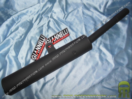 Silencer alone of exhaust GIANNELLI black steel for YAMAHA DT MX 50cc 2 times 1982 to 2001
