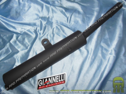 Silencer alone of exhaust GIANNELLI black steel for YAMAHA DT R 50cc 2 times 1982 to 1989