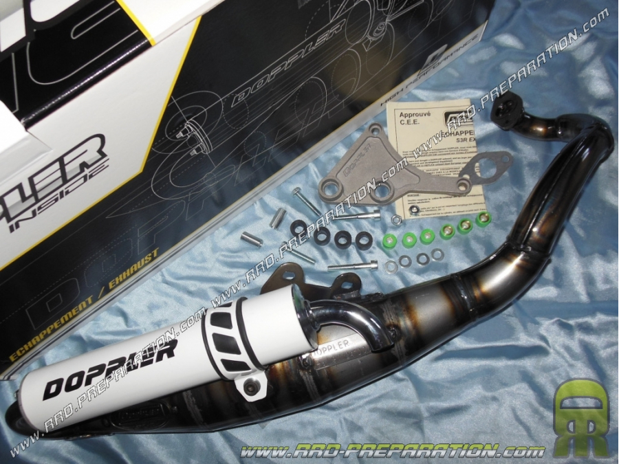 Pot d'échappement DOPPLER S3R EVOLUTION pour Peugeot LUDIX, SPEEDFIGHT 3, NEW VIVACITY, JET FORCE...