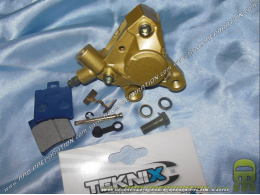 Pinza de freno con pastillas originales tipo TEKNIX para PEUGEOT , PIAGGIO , MBK, YAMAHA , ...