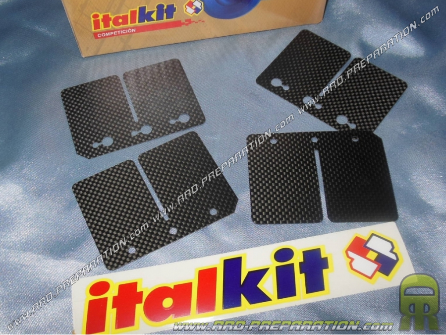 Plates of valves competition ITALKIT Carbone doubles V for motor bike & karting 2 times ROTAX, APRILIA RS… 125cc