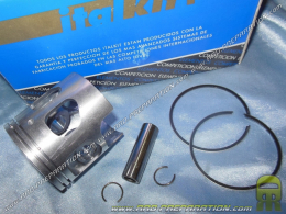 Piston bi segment ITALKIT Ø54mm pour kit 100cc aluminium sur YAMAHA DT, TZR, RD et YSR 80cc LC refroidissement liquide