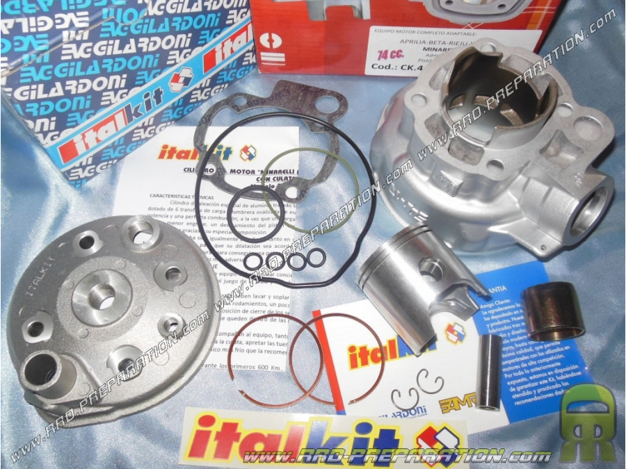 Kit 75cc Ø48mm ITALKIT Competición Sport aluminio minarelli am6