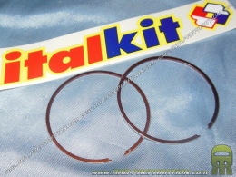 Jeu de 2 segments Ø48 X 1mm pour kit ITALKIT aluminium 75 et 80cc sur MINARELLI am6, DERBI...