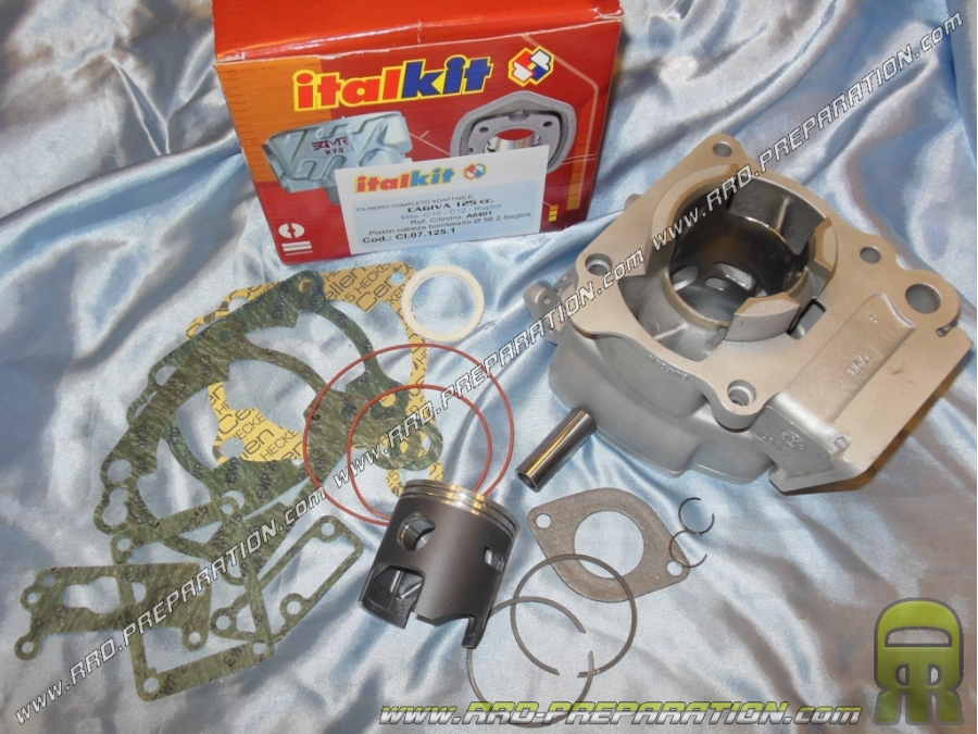 Kit 125cc ITALKIT for engine 125cc CAGIVA MITO, PLANET, RAPTOR, FRECCIA, TAMANACO, C10, C12 and others 2 times