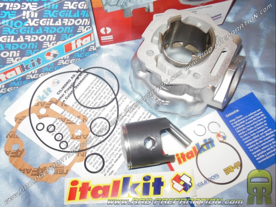 Kit 75cc haut moteur Ø48mm ITALKIT Racing bi-segment aluminium DERBI euro 3