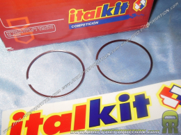 Jeu de 2 segments Ø47 X 1mm pour kit 74cc GILARDONI / ITALKIT sur GILERA GSM, HAK, EAGLET...