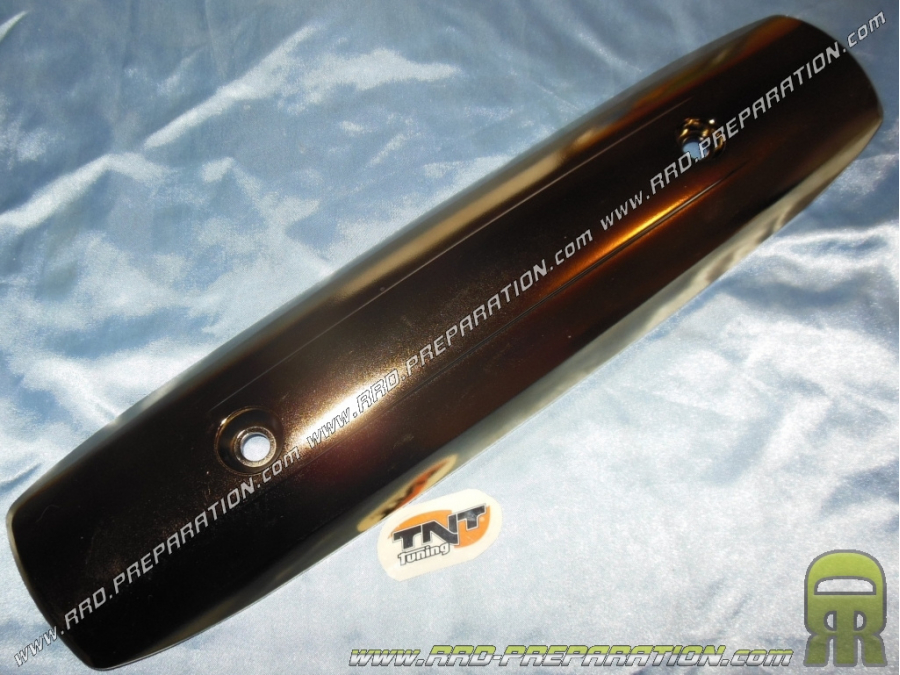 Protection pot d'échappement TNT TUNING couleur aux choix pour maxi-scooter YAMAHA T-MAX 500cc 2008 entraxe 255mm