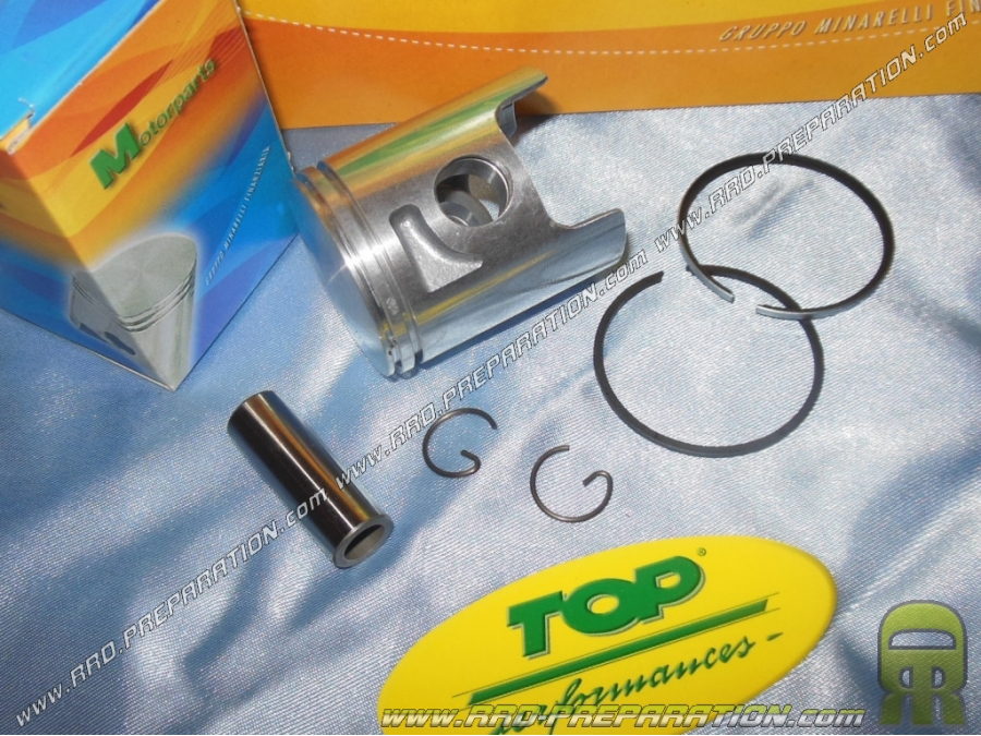 Piston kit for 50cc TOP PERFORMANCES and DR Racing 40mm black and 40.28 mm DERBI euro 1 & 2