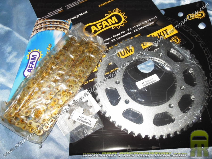 Kit chain AFAM 420 / DERBI SENDA R 12X53 X-RACE 2006-2010