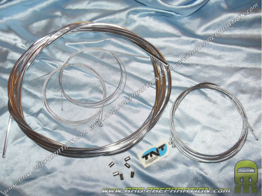 Kit + sheath cables SEMERFIL by TNT chrome moped or other