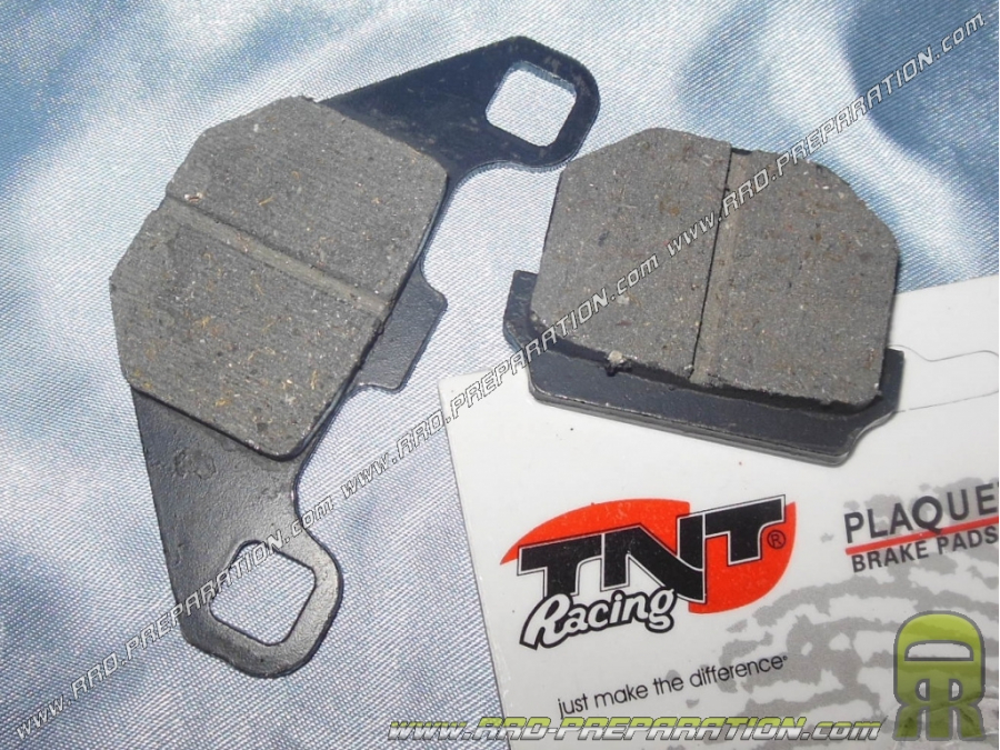 TNT Racing brake pads front for scooter Peugeot Speedfight, Speedake, Buxy, Trekker, DERBI SENDA DRD ...