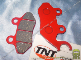 Plaquettes de frein TNT Racing pour étrier kit gros frein TNT sur Booster MBK, YAMAHA, scooter Peugeot, ...