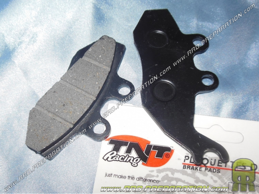 Plaquettes de frein TNT Racing avant pour maxi-scooter PIAGGIO HEXAGON, GILERA DNA... 125cc