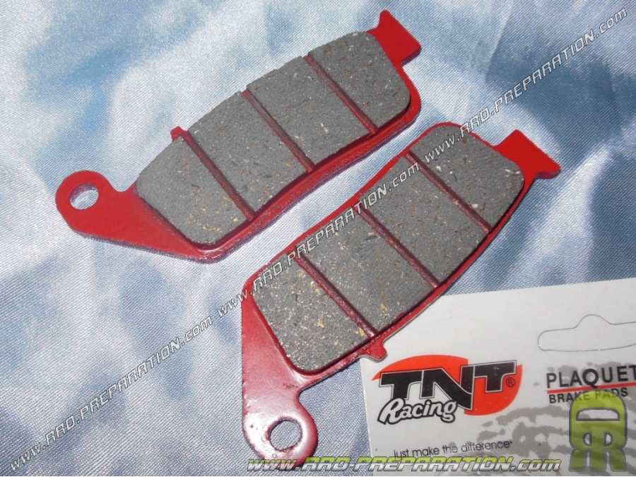 Pastillas de freno delanteras TNT Racing para maxi-scooter YAMAHA X-max 125cc después de 2010 y SUZUKI Burgman 650cc