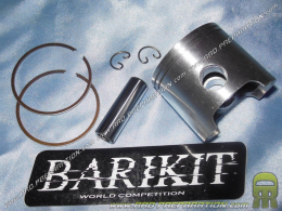 Piston bi-segments BARIKIT Ø47mm pour kit 70cc BARIKIT fonte sur DERBI euro 1, 2 et 3
