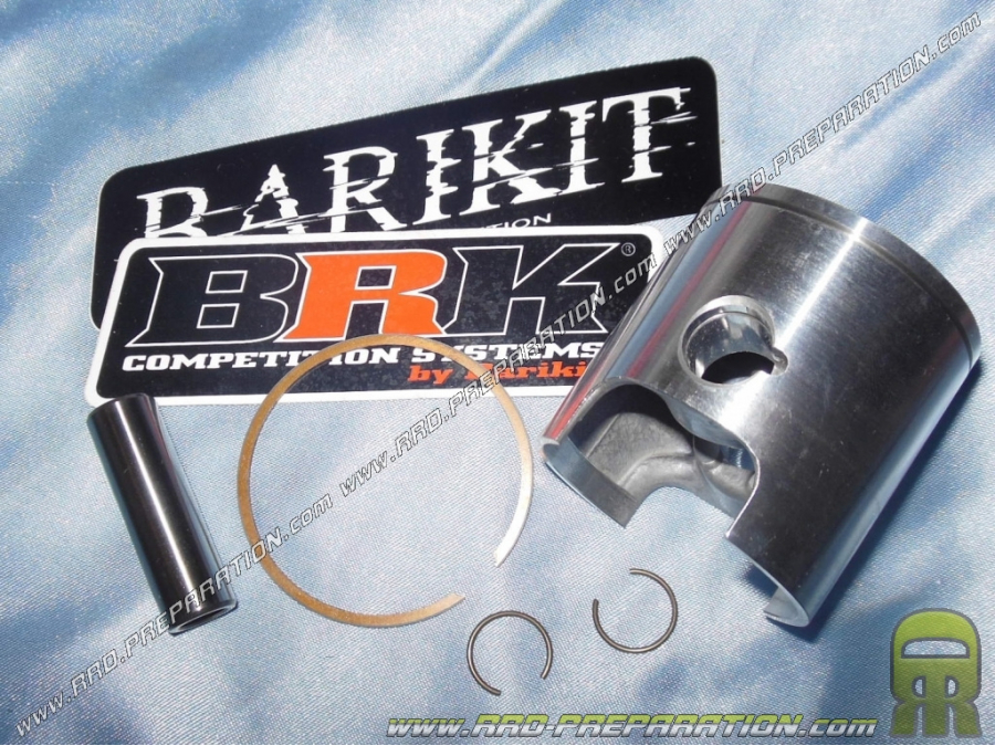 Piston mono segment BARIKIT Ø47, 6mm stroke 44.90 mm ​​shaft 12mm kit for Minarelli AM6 on BARIKIT 80c, DERBI euro 1, 2 and 3