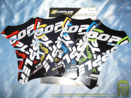DOPPLER protection motorcycle tank blue, red, yellow or green 13cm x 19cm choices Sticker