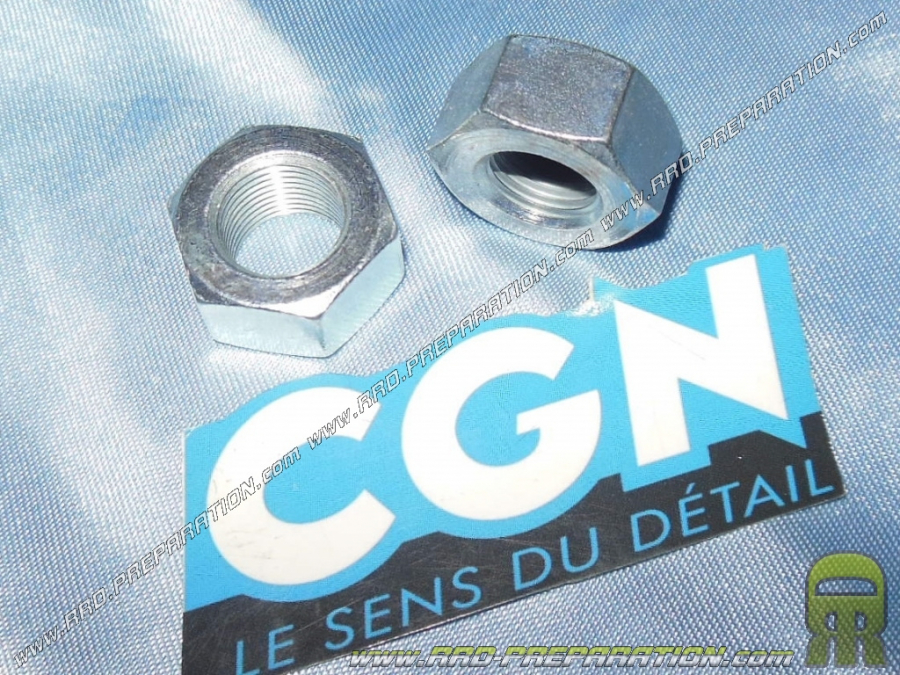 Écrou de roue CGN pour cylomoteurs diamètres 10, 11 et 12 aux choix