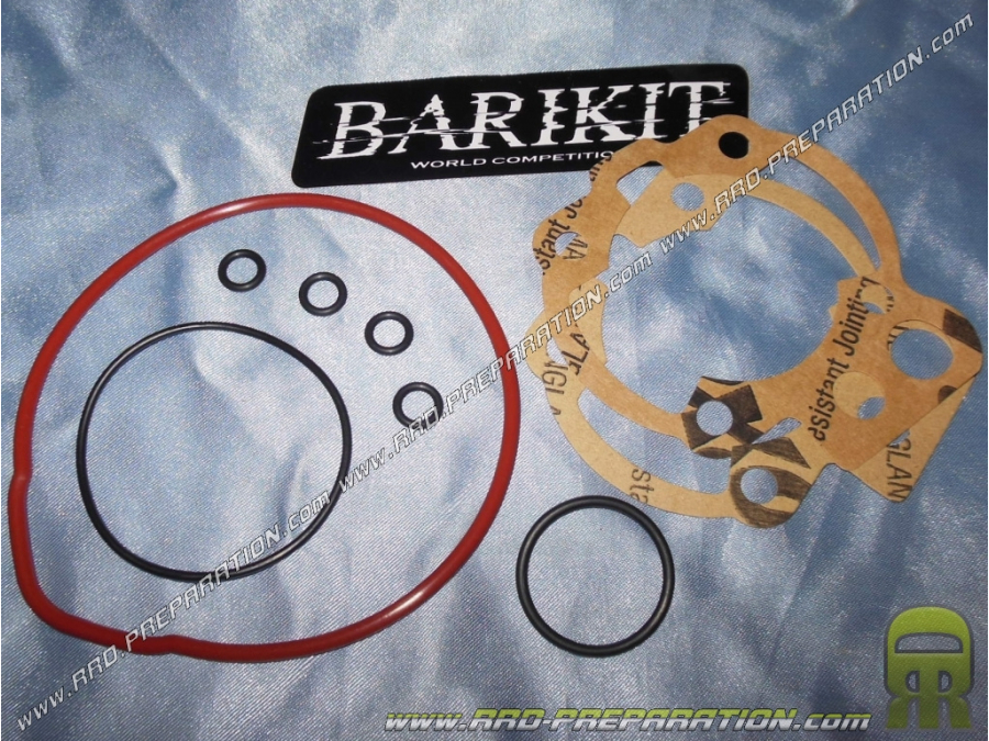 Pack joint complet pour kit BARIKIT Racing aluminium 75cc Ø48mm sur minarelli am6