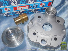 Culasse à plot complète Ø48mm pour kit et pack 80cc ITALKIT Racing aluminium sur DERBI euro 3