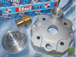 Culata completa Ø48mm para kit y pack 80cc ITALKIT Racing aluminio en DERBI euro 3
