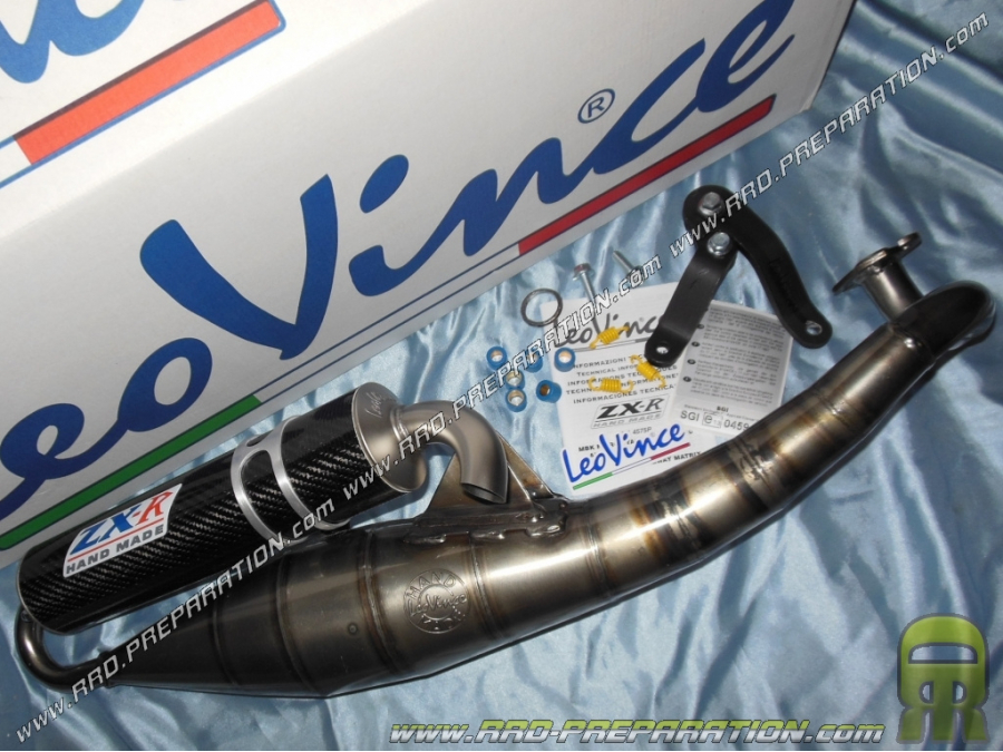 Exhaust LEOVINCE ZX-R motor scooter minarelli horizontal (nitro, aerox, ovetto, neos, ...)