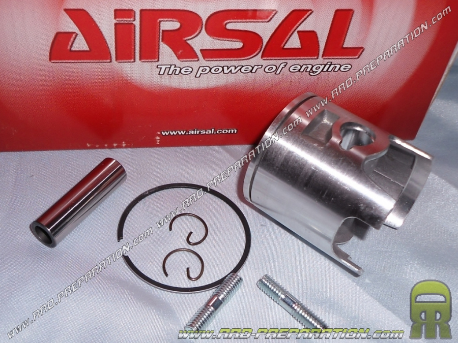 Piston mono segment AIRSAL Ø47,6mm axe 12mm pour kit 70cc AIRSAL Sport mono-segment sur CPI