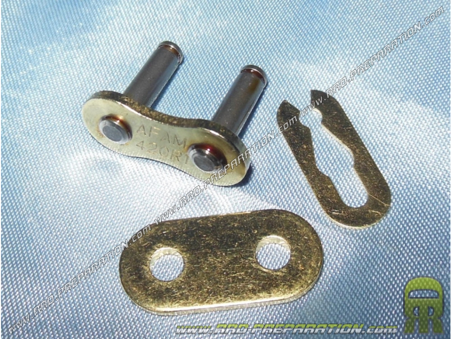 Complete AFAM Quick connectors 420 Gold chain