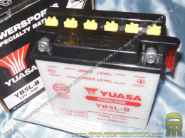 Batería YUASA YB5L-B 12v (ácido con mantenimiento) para moto, mécaboite, scooters...
