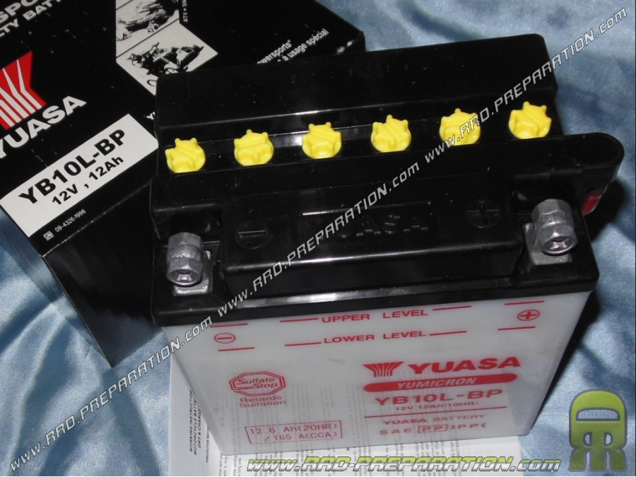 Batería de moto 12V 12AH YUASA - YB12C-A - Precio: 50,75