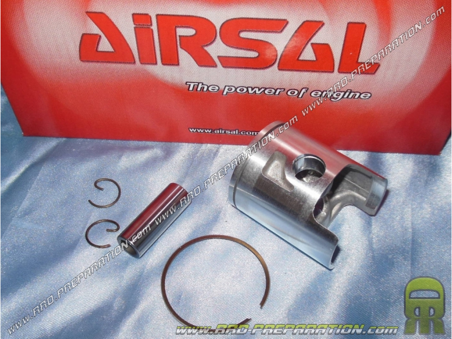 Pistón monosegmento AIRSAL Ø39,9mm para kit aluminio 50cc en DERBI euro 1 y 2