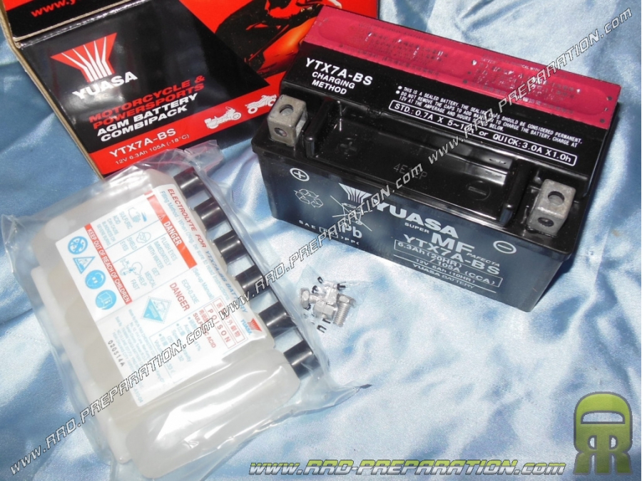 YTX7A-BS Roller Batterie MoBa 12V 6A (c20) 80 A (EN) YTX7A-BS