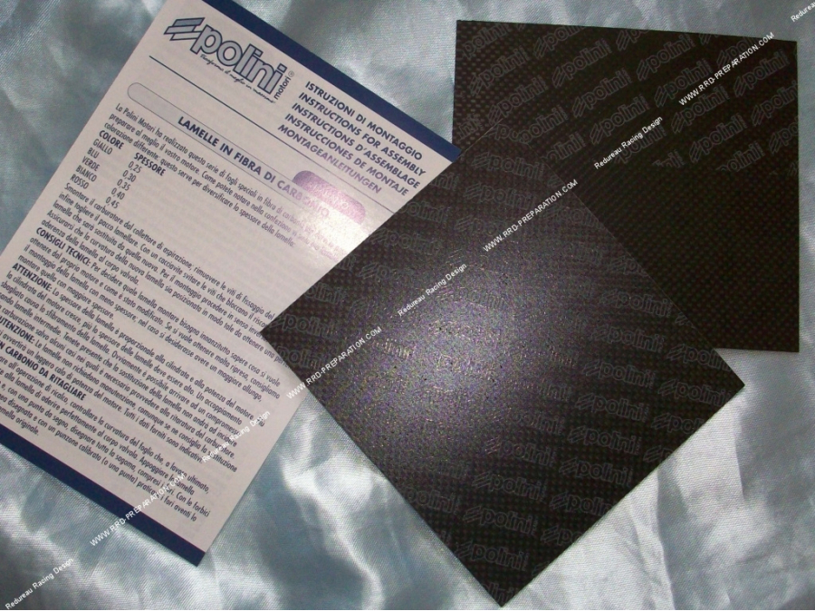 2 carbon boards 110X110mm for POLINI competition valves 2 carbon boards 110X110mm for POLINI competition valves