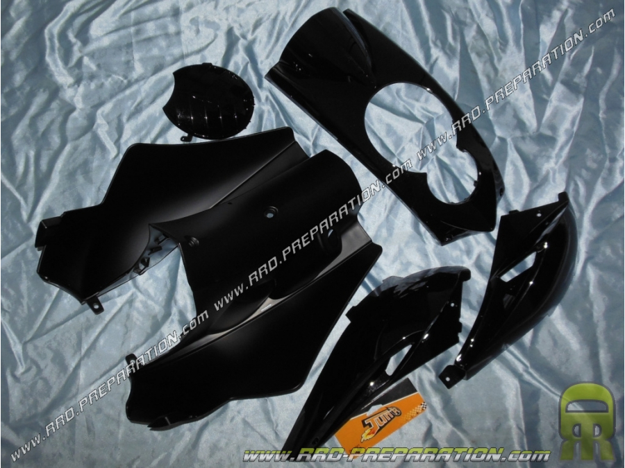 Kit 5 parts of careenage TUN' R for PEUGEOT LUDIX (round compor) white or black painted with the choices