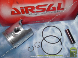 Piston bi segments AIRSAL Ø47,6mm pour kit 70cc AIRSAL Luxe sur PEUGEOT liquide (Speedfight 1, 2, x-fight,...)