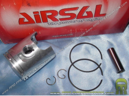 Pistón bisegmentos AIRSAL Ø47,6mm para kit 70cc AIRSAL Luxury sobre líquido PEUGEOT (Speedfight 1, 2, x-fight,...)