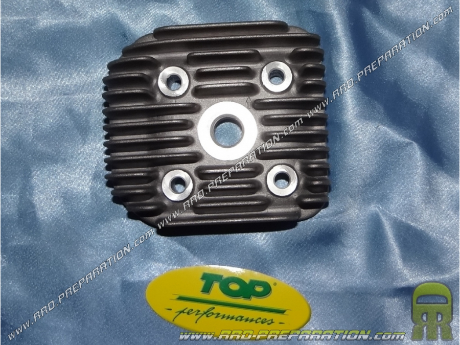 Cylinder head Ø47mm for kit 70cc TOP PERFORMANCES BLACK "TROPHY" cast iron on vertical minarelli scooter