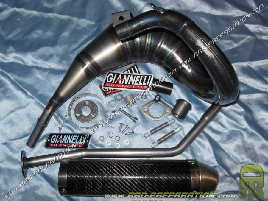 Escape GIANNELLI paso alto para APRILIA RX, SX 50cc 2006 a 2009, DERBI SM, X-RACE, X-TREM motor Derbi euro 3