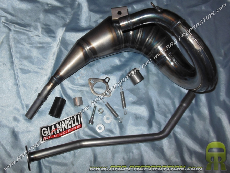 Corps d'échappement GIANNELLI pour APRILIA RX, SX 50cc 2006 à 2009, DERBI SM, X-RACE, X-TREM moteur Derbi euro 3