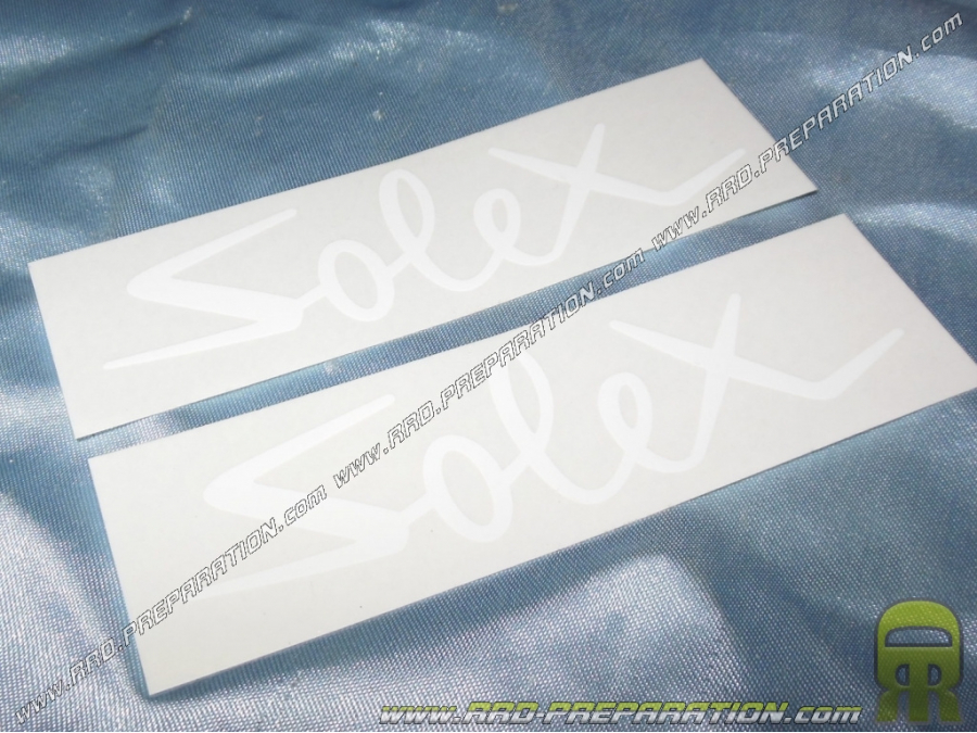 Pack de 2 autocollants d'origine blanc pour SOLEX