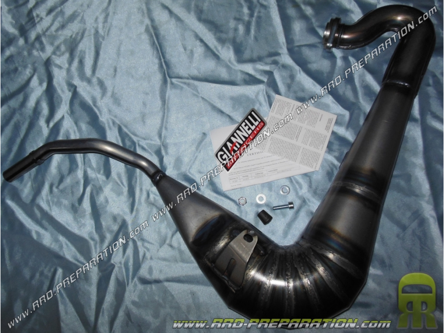 Cuerpo de escape simple GIANNELLI para DERBI GPR 125cc RACING & NUDE 2 tiempos 2004 a 2005